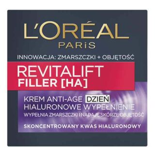 L'Oreal Revitalift Filler Anti-age day cream with hyaluronic acid