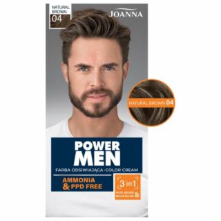 JOANNA Power Men Color Cream 04 Natural Brown