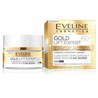 EVELINE Gold lift Expert подмладяващ крем-серум 60+