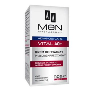 AA Men Advanced Care Vital 40+ Anti-wrinkle face cream - 50 ml