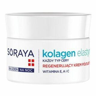 SORAYA Collagen and Elastin, regenerating, semi-greasy face cream for day and night - 50 ml