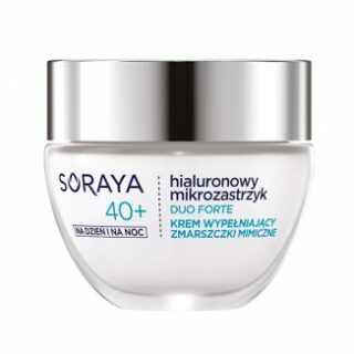 SORAYA Hyaluronic Microinjection 40+ Duo Forte, cream filling mimic wrinkles - 50 ml