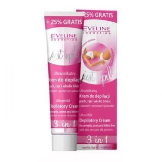 EVELINE Just Epil, depilatory cream for armpits, hands and bikini area 3in1