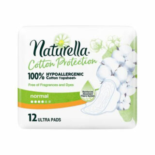 Naturella Cotton Protection Normal Sanitary pads with wings - 12 pcs