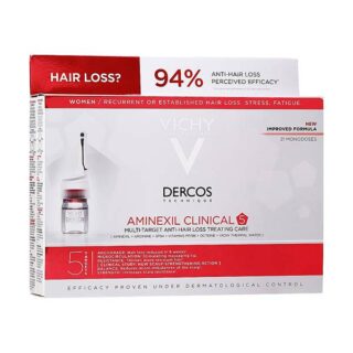 VICHY Dercos Aminexil Clinical 5 Women Anti Hair Loss Treatment