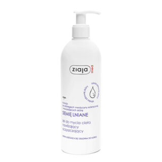 ZIAJA MED linseed treatment moisturizing cleansing body wash gel - 400 ml