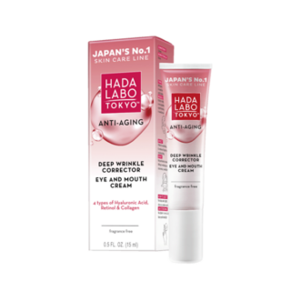 HADA LABO TOKYO anti-aging cream for deep wrinkles around the eyes and lips - 15 ml