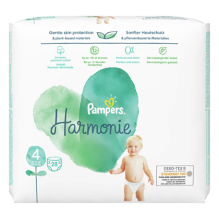 Pampers Harmonie diapers Size 4