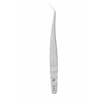Staleks Pro Professional Lash Tweezers, L shape, TE-41/9